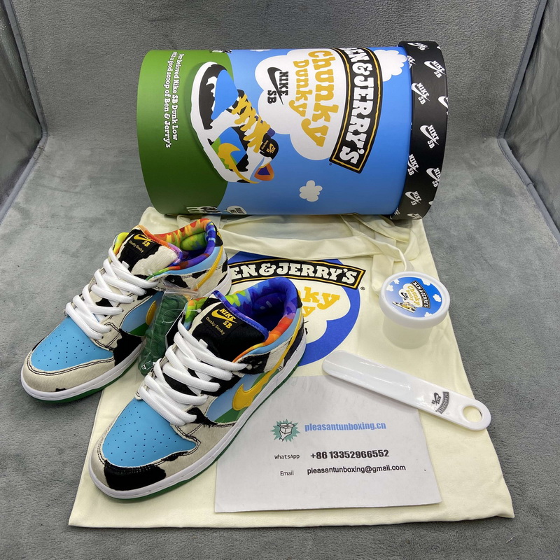 Authentic Ben & Jerry′s x Nike SB Dunk Low Pro QS(with Original Boxes)