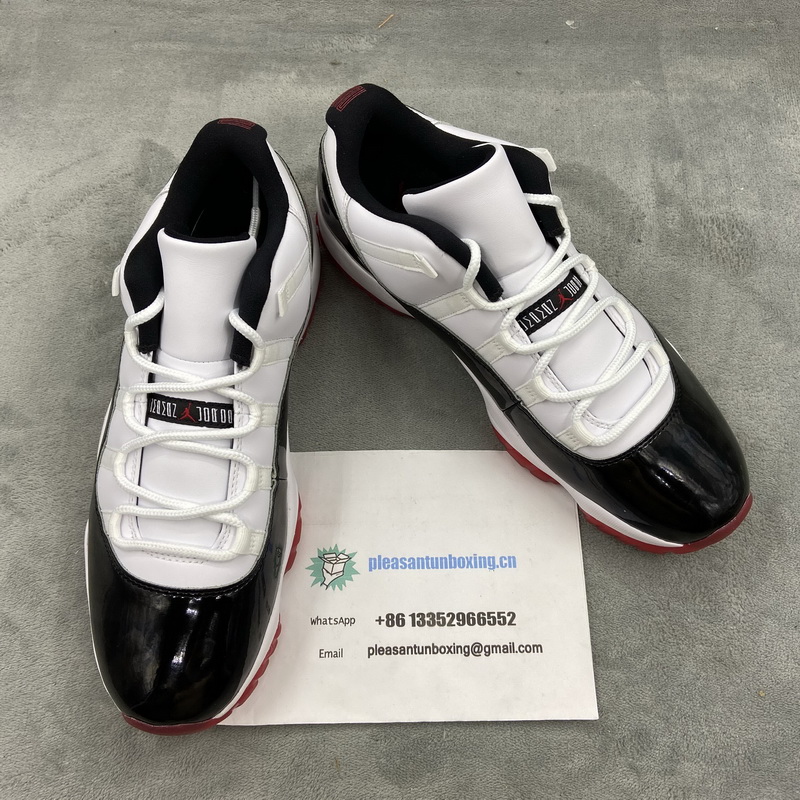 Authentic Air Jordan 11 Low “White Bred”