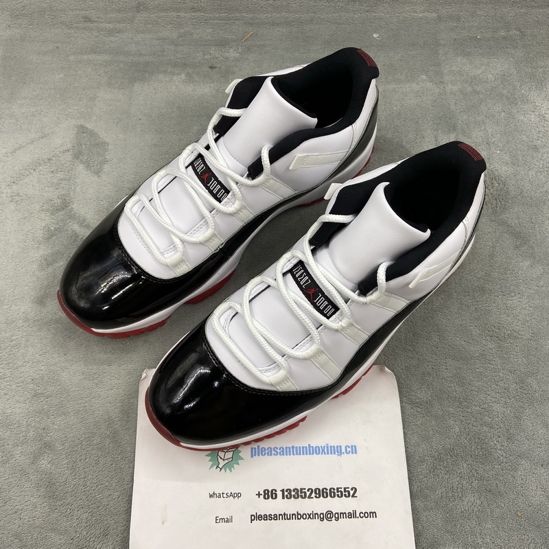 Authentic Air Jordan 11 Low “White Bred”