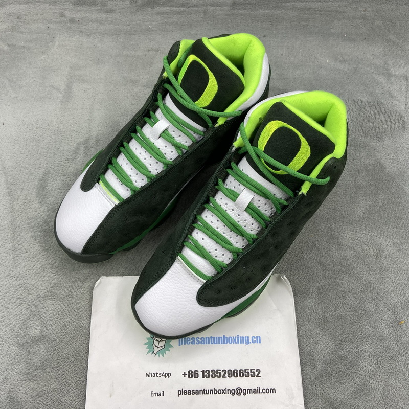 Authentic Air Jordan 13 “Oregon Ducks”  PE