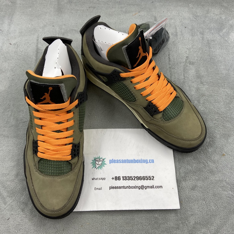 Authentic Air Jordan 4 x Undefeated Travis Scott