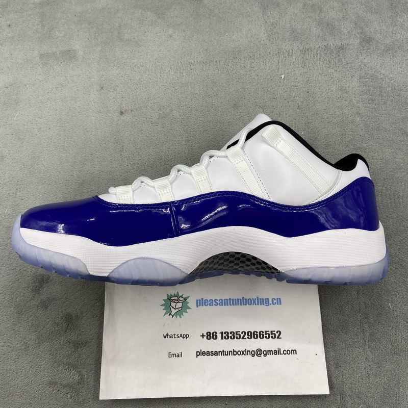 Authentic Air Jordan 11 Low WMNS “Concord” Women Shoes 