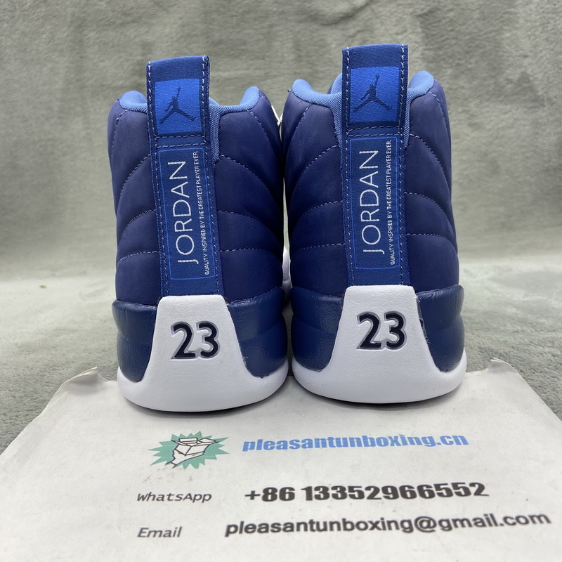 Authentic Air Jordan 12 “Stone Blue”