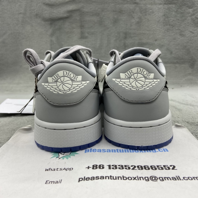 Authentic Dior x Ai Jordan 1 Low Top (with dior boxes) 