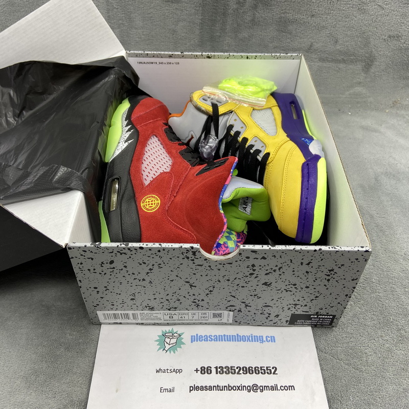 Authentic Air Jordan 5 “What The”