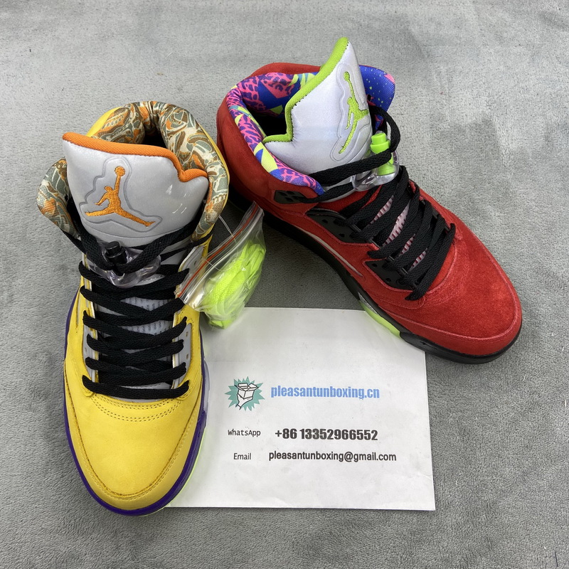 Authentic Air Jordan 5 “What The”