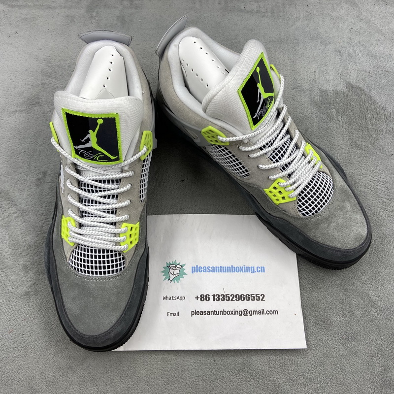 Authentic Air Jordan 4 SE “Neon” 