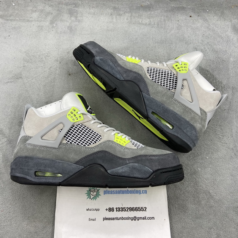 Authentic Air Jordan 4 SE “Neon” 