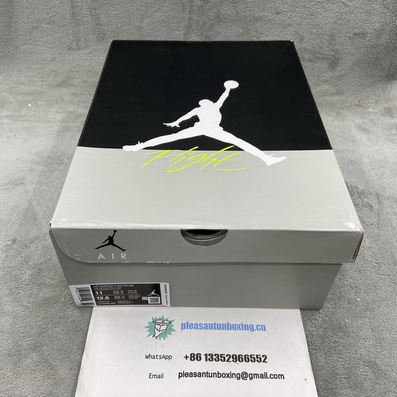 Authentic Air Jordan 4 SE “Neon” 