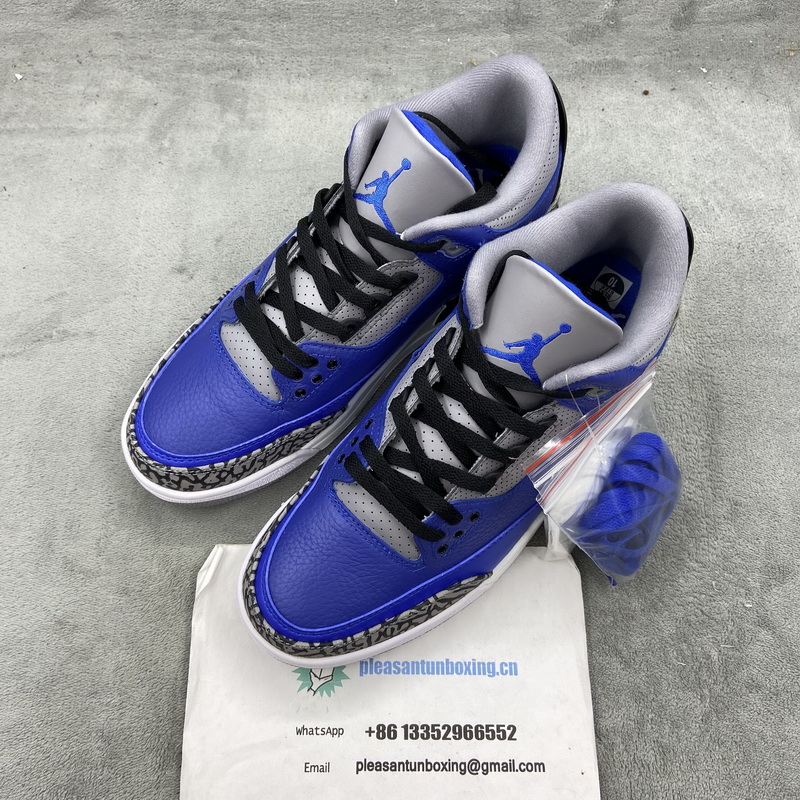 Authentic Air Jordan 3 Blue