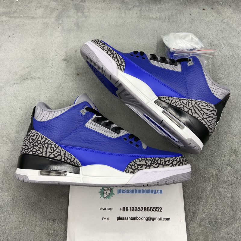 Authentic Air Jordan 3 Blue