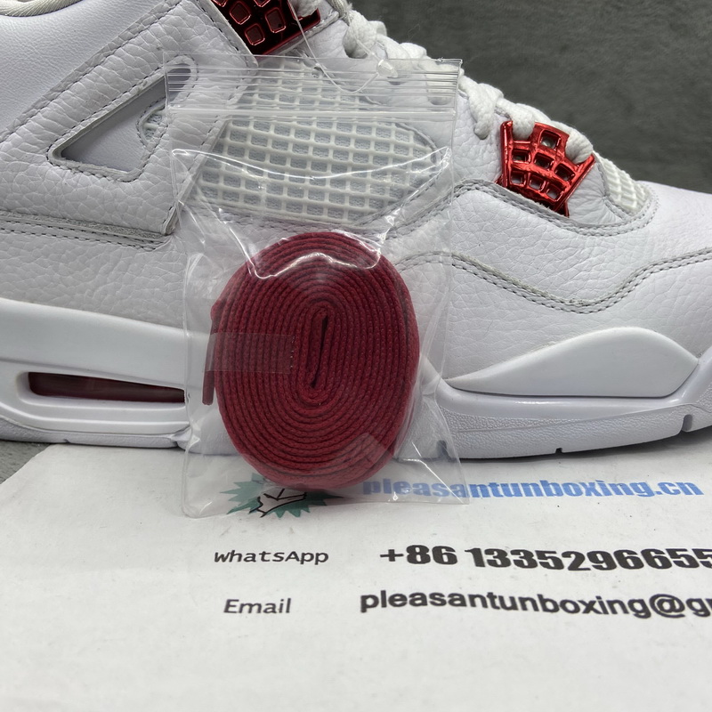 Authentic Air Jordan 4 “Red Metallic”