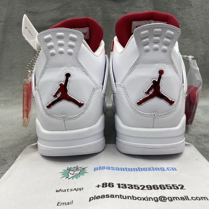 Authentic Air Jordan 4 “Red Metallic”