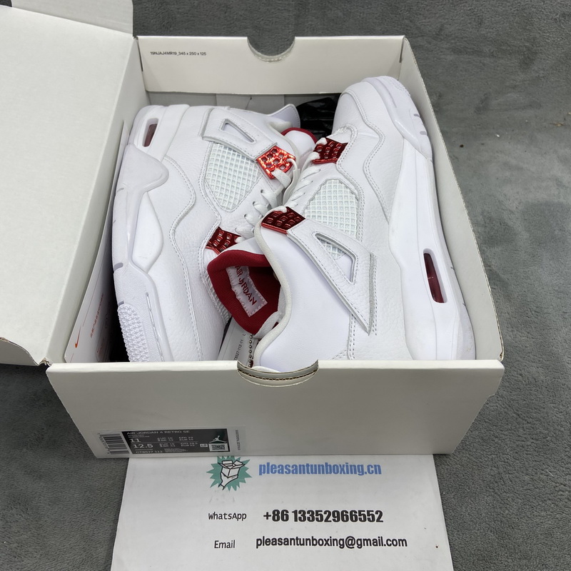 Authentic Air Jordan 4 “Red Metallic”