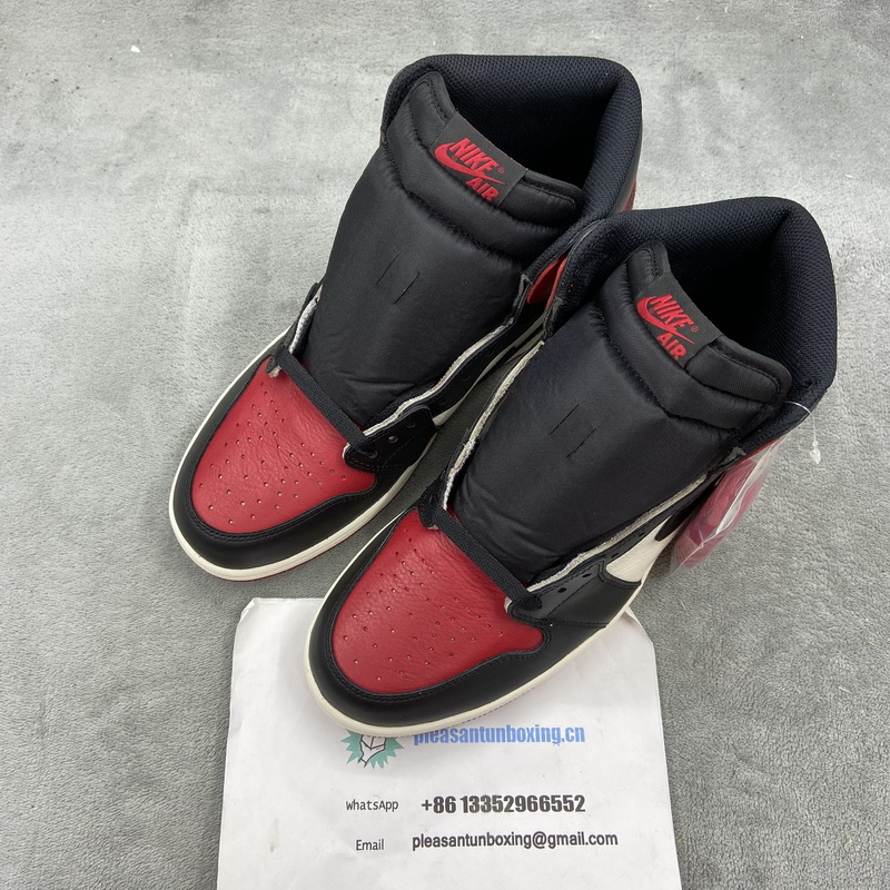 Authentic Air Jordan 1 Retro High OG “Bred Toe”