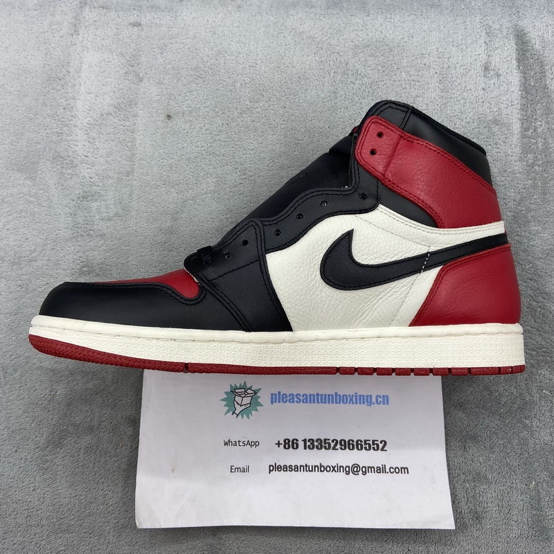 Authentic Air Jordan 1 Retro High OG “Bred Toe”