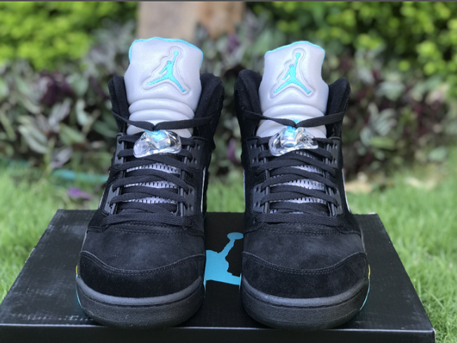 Authentic Air Jordan 5 Aqua