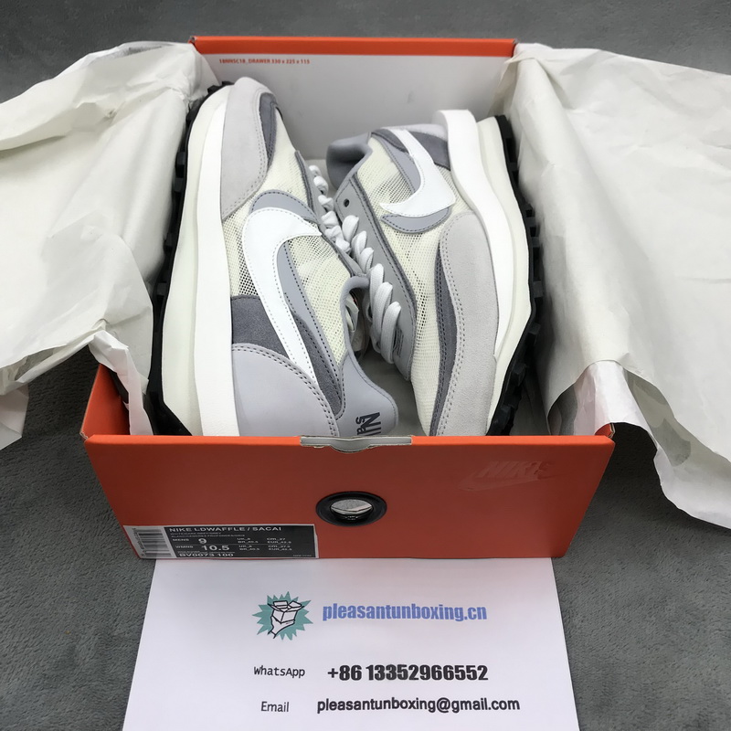 Authentic Sacai x Nike LDV Waffl Grey