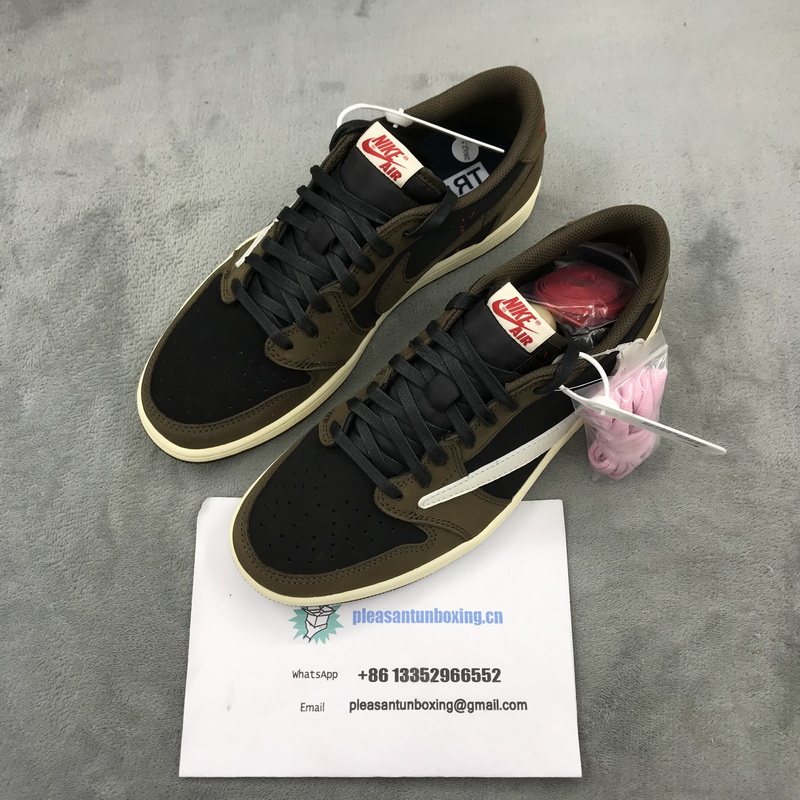 Authentic Travis Scott x Air Jordan 1 Low GS 