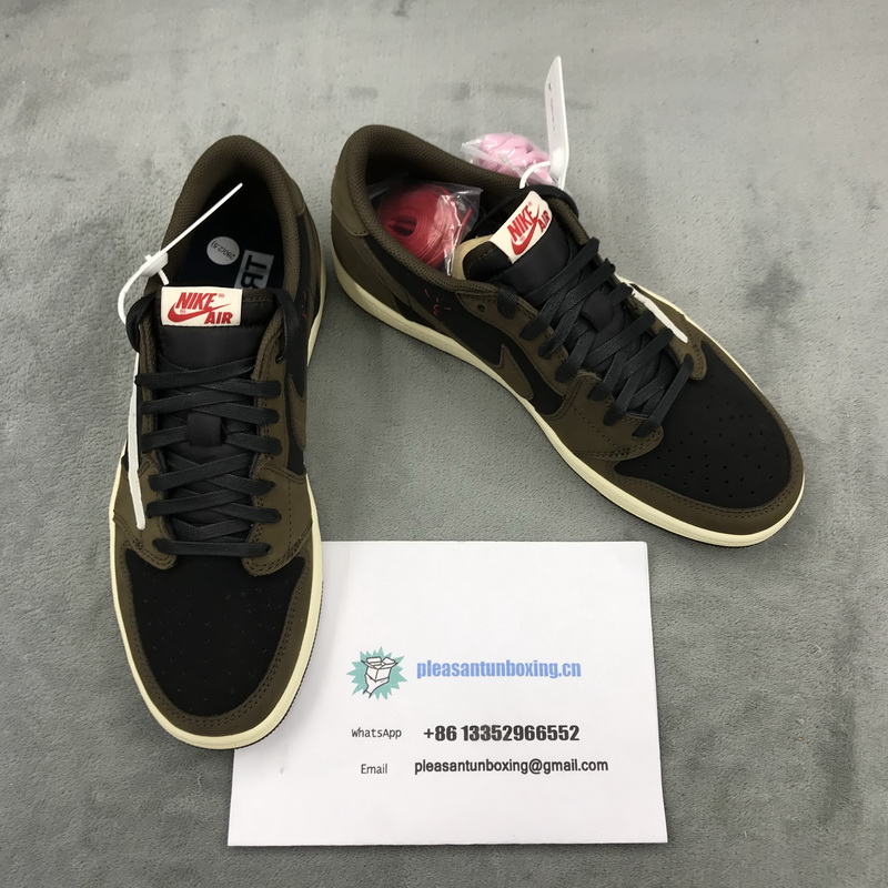 Authentic Travis Scott x Air Jordan 1 Low GS 