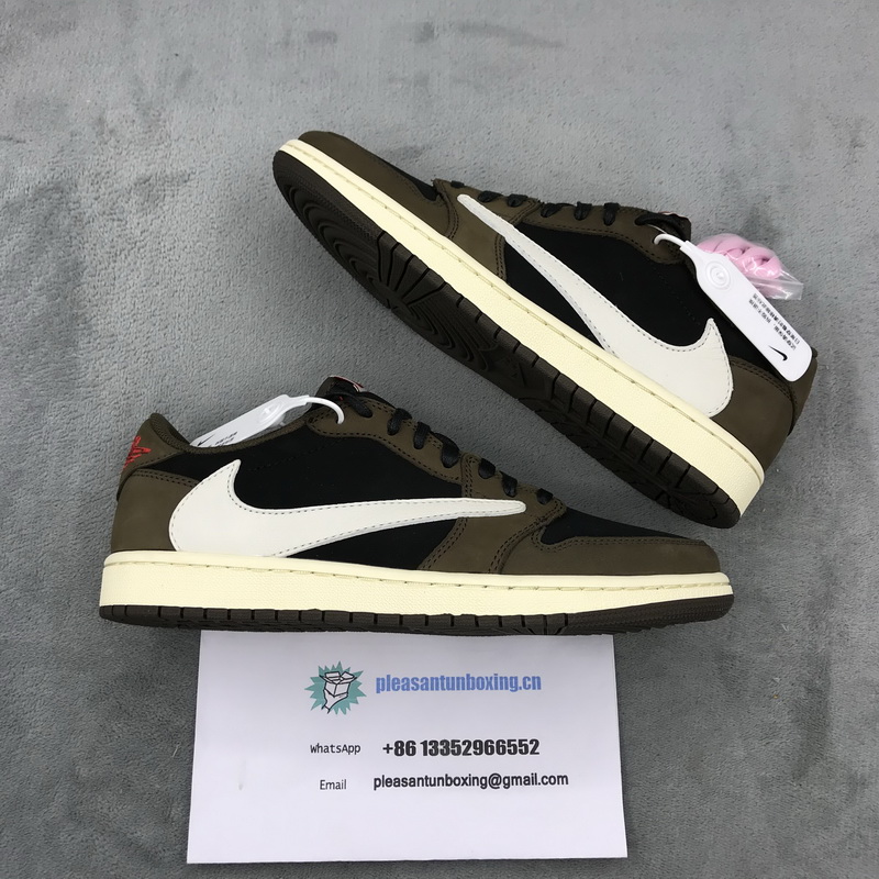 Authentic Travis Scott x Air Jordan 1 Low GS 