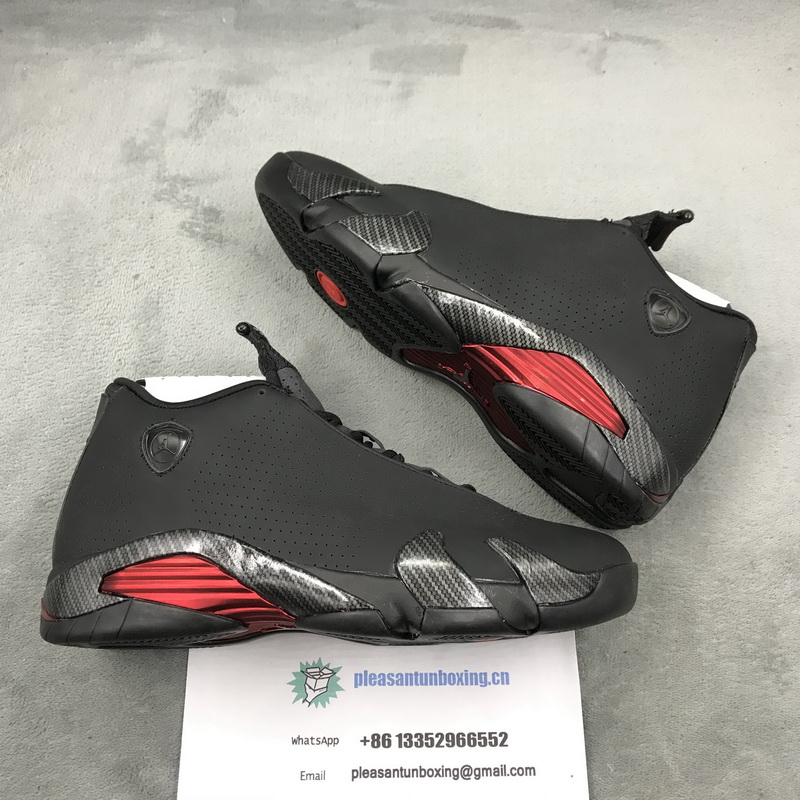 Authentic Air Jordan 14 SE “Black Fer ra ri”