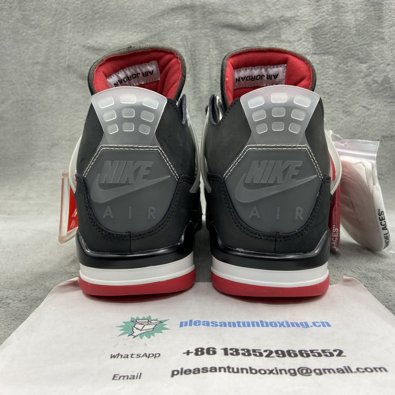 Authentic OFF WHITE x Air Jordan 4 “Bred”