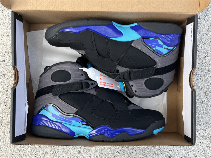 Authentic Air Jordan 8 Retro Aqua