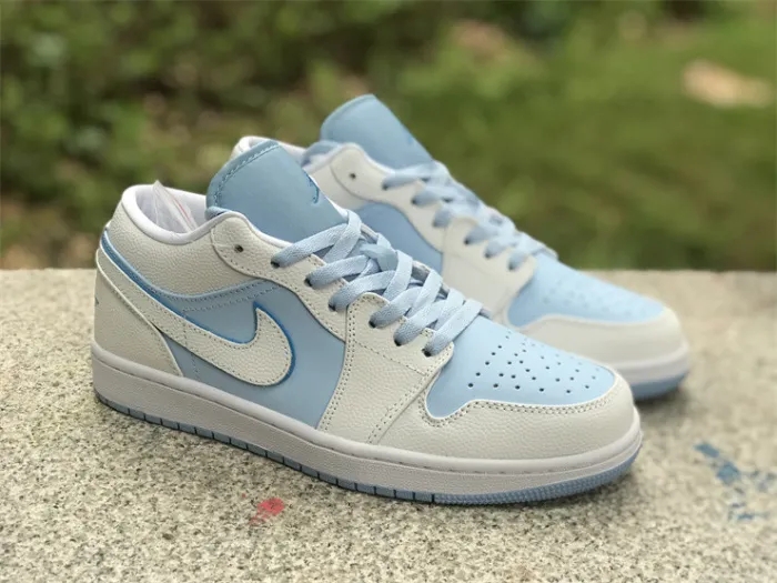 Authentic Air Jordan 1 Low“Ice Blue”