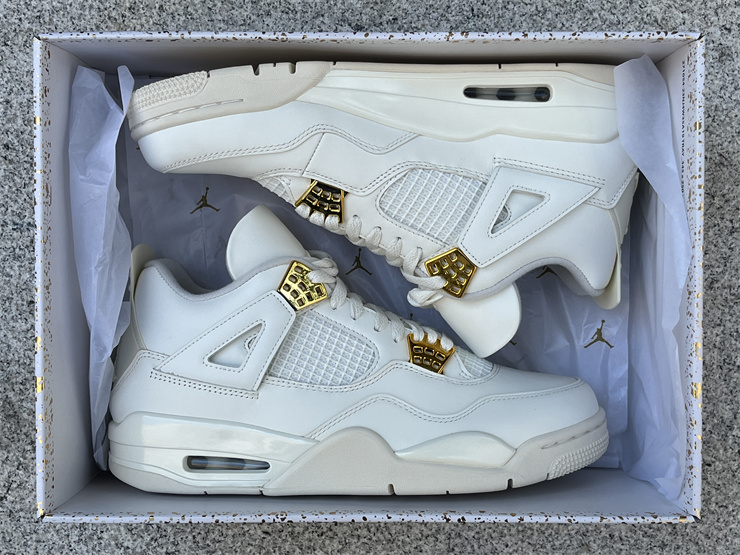 Authentic Air Jordan 4 WMNS “Sail”