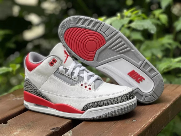 Authentic Air Jordan 3 OG “Fire Red”