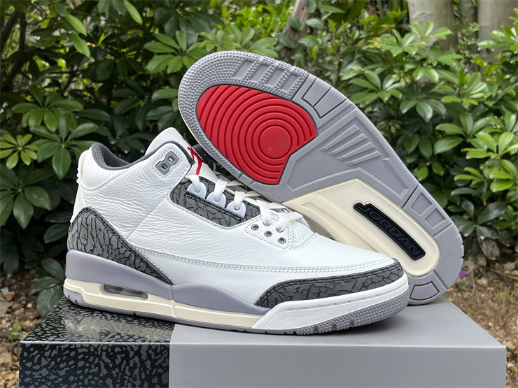 Authentic Air Jordan 3 “Cement Grey”