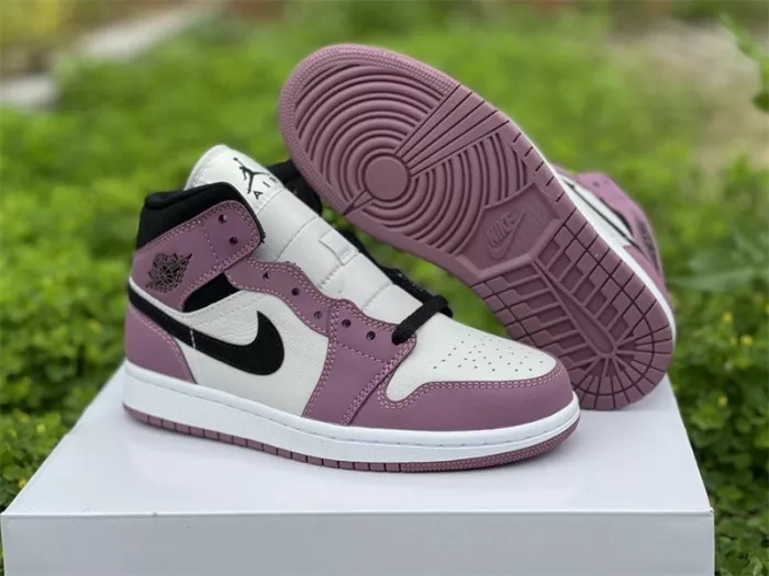 Authentic Air Jordan 1 Mid “Berry” Women