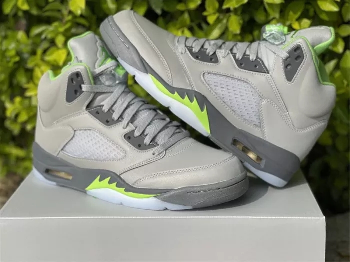 Authentic Air Jordan 5 “Green Bean”