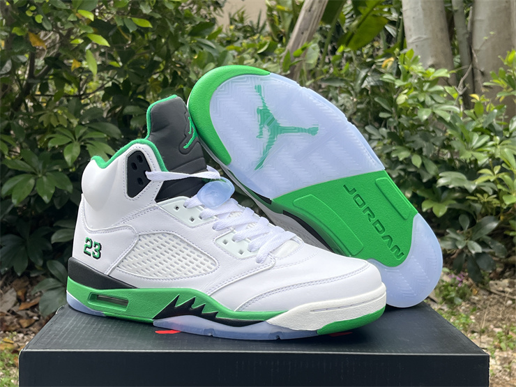 Authentic Air Jordan 5 WMNS “Lucky Green”