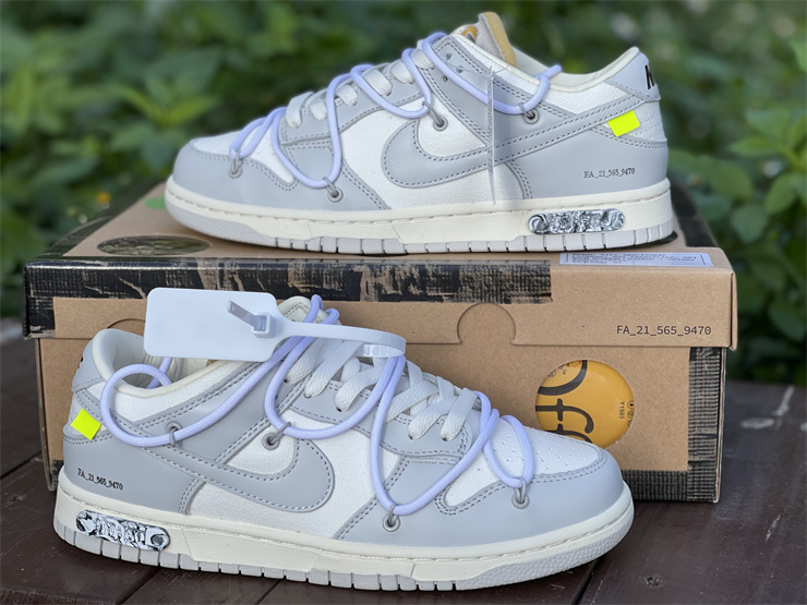 Authentic OFF-WHITE x Nike Dunk Low