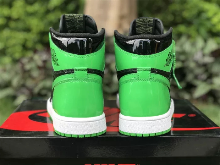 Authentic Air Jordan 1 High OG Green Patent