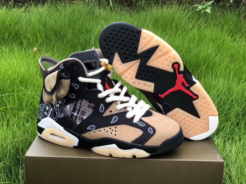 Authentic Travis Scott x Air Jordan 6 Custom made