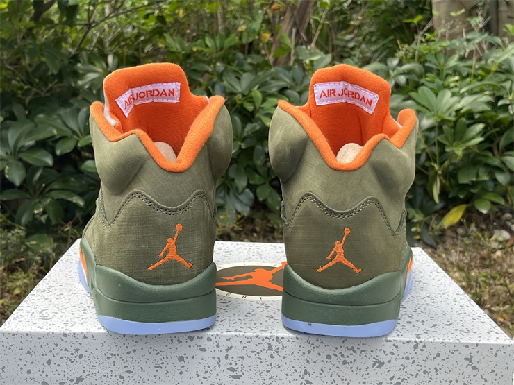 Authentic Air Jordan 5 Retro “Olive”