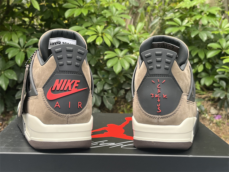 Authentic Travis Scott x Air Jordan 4 Retro Brown