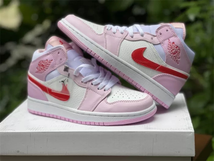 Authentic Air Jordan 1 Mid Valentine’s Day