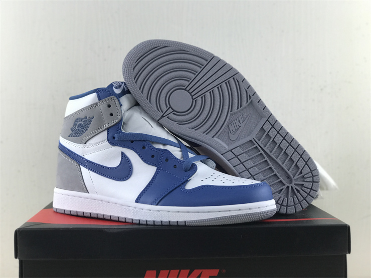  Authentic Air Jordan 1 “True Blue” GS Authentic Air Jordan 1 “True Blue” GS