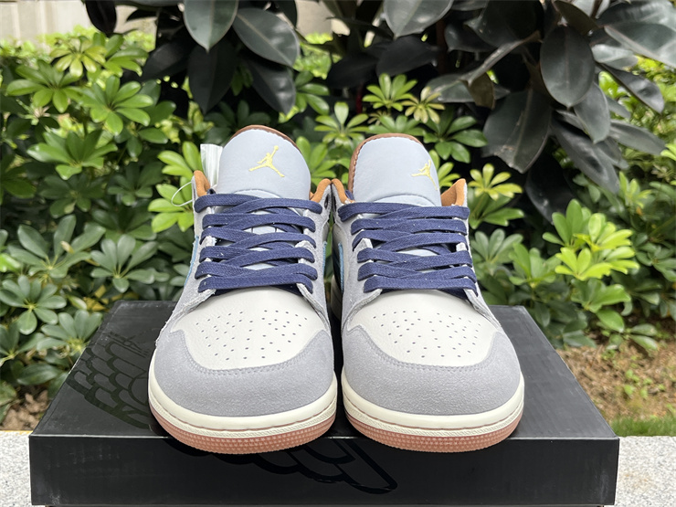 Authentic Air Jordan 1 Low “Wolf Grey”