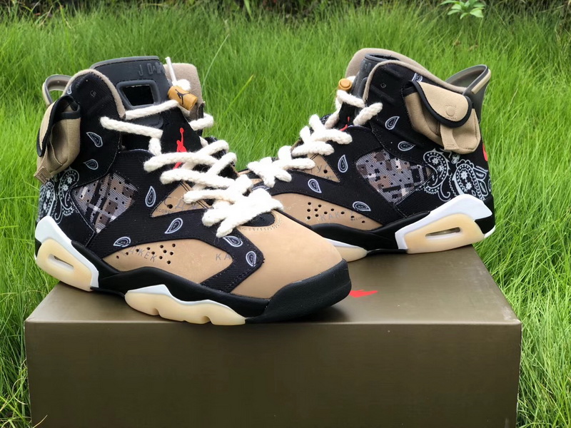 Authentic Travis Scott x Air Jordan 6 Custom made