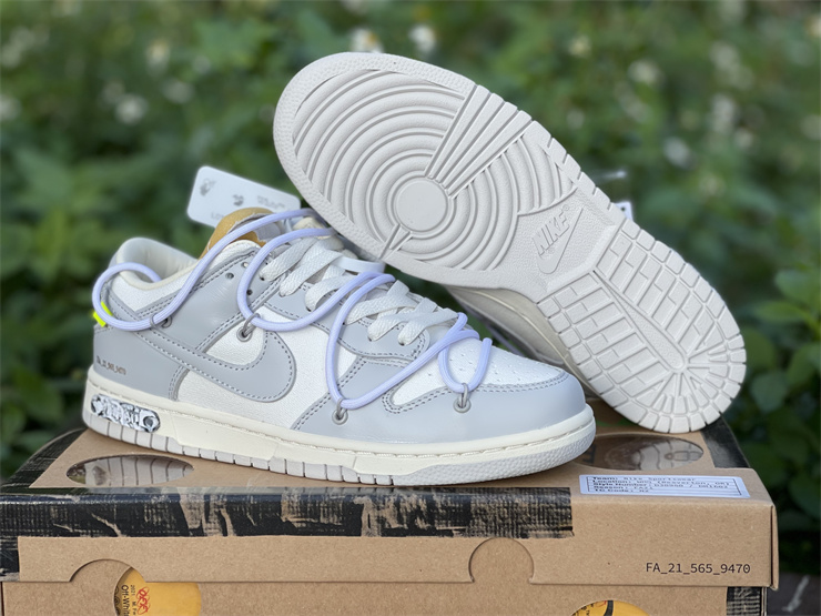 Authentic OFF-WHITE x Nike Dunk Low