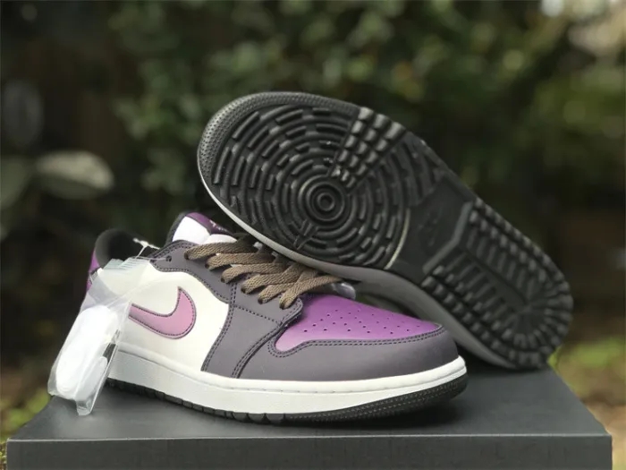 Authentic Air Jordan 1 Low Golf NRG “Purple Smoke”