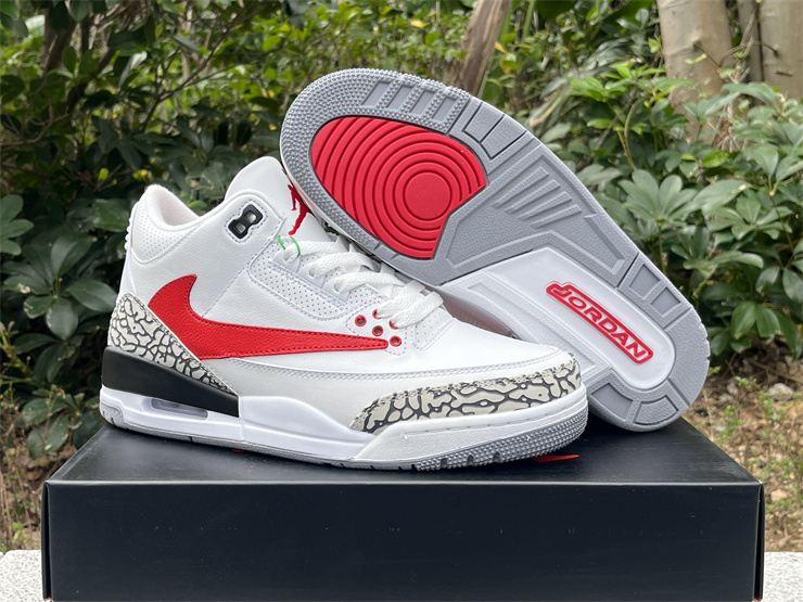 Authentic Air Jordan 3 “White Cement Reimagined”