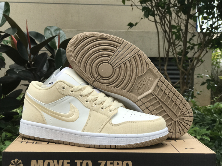 Authentic Air Jordan 1 Low SE “Canvas”