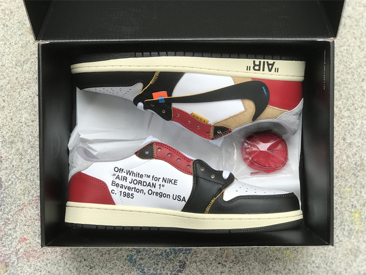 Authentic  Air Jordan 1 x OFF-WHITE UN