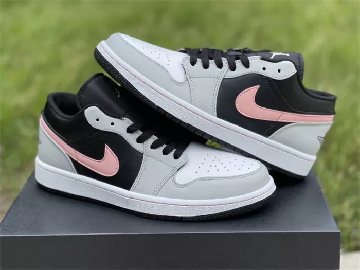 Authentic Air Jordan 1 Low Grey Pink